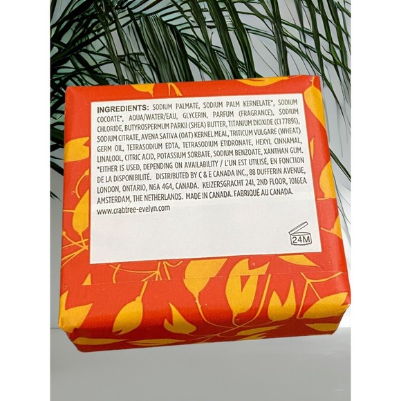 Crabtree & Evelyn Oatmeal And Wheatgerm Triple Milled Bar Soap 100g 3.5 Oz X 2 - Picture 4 of 4